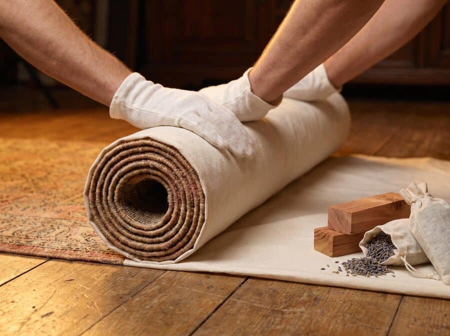 Intervention sur un tapis d’Orient pour un client de Woluwe-Saint-Lambert